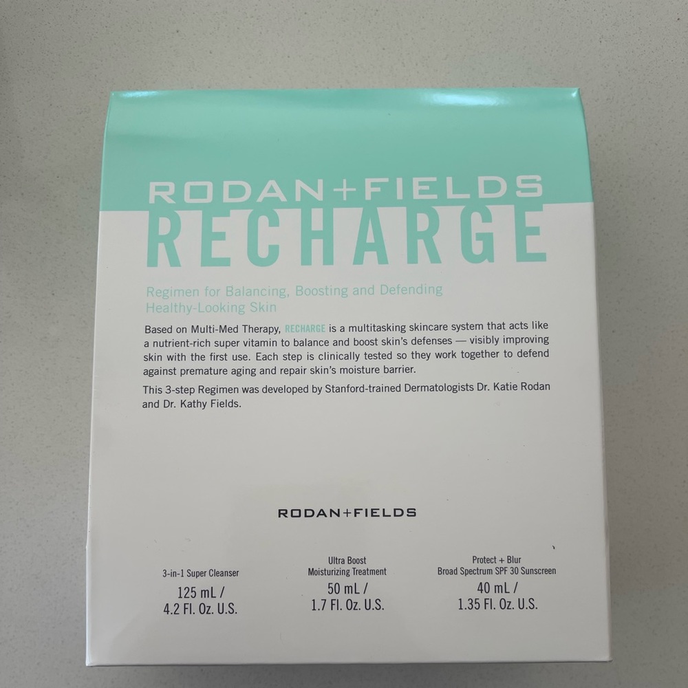 BRAND NEW in box Rodan + Fields Recharge Regimen